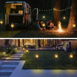 Solar LED Outdoor Garden/Pathway Flickering Flame Torch Lights